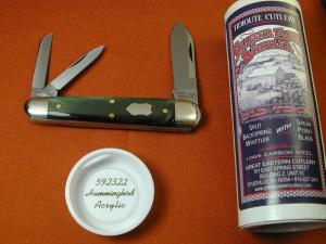Great Eastern Cutlery Hummingbird Acrylic Shaffer Farm Splitback Whittler Knife 1 Of 529 NIT 592322