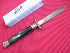 Italian Limited Edition Manual Open Swing Guard Stiletto Knife - A.G.A CAMPOLIN Italy