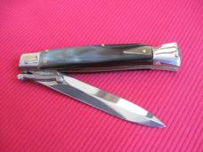 Italian Limited Edition Manual Open Swing Guard Stiletto Knife - A.G.A CAMPOLIN Italy