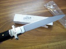 A.G.A. Campolin Italian 9" Dominus Brazilian Horn  Swedgey Blade # GO-DOM23A-HB UNUSED W/Orig. Box