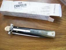 A.G.A. Campolin Italian 9" Dominus Brazilian Horn  Swedgey Blade # GO-DOM23A-HB UNUSED W/Orig. Box