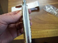A.G.A. Campolin Italian 9" Dominus Genuine Gnarly Stag/Antler Swedgey Blade UNUSED W/Orig. Box