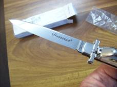 A.G.A. Campolin Italian 9" Dominus Genuine Gnarly Stag/Antler Swedgey Blade UNUSED W/Orig. Box