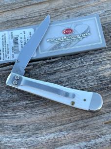 CASE XX ** 2019 KICKSTART WHITE SYNTHETIC SPARXX PILOT TEST RUN TRAPPERLOCK