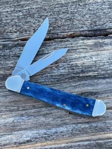 CASE XX ** 2021 SFO SMOKY MOUNTAIN KNIFE WORKS NAVY BLUE BONE FOUNDER'S COPPERHEAD NUMBERED - COA