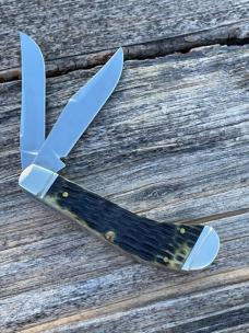 CASE XX ** 2021 SFO OLIVE GREEN CRANDALL JIG SMALL SADDLEHORN NUMBERED