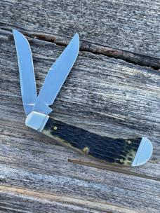 CASE XX ** 2021 SFO OLIVE GREEN CRANDALL JIG SMALL SADDLEHORN NUMBERED