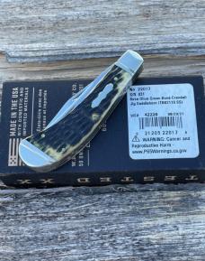 CASE XX ** 2021 SFO OLIVE GREEN CRANDALL JIG SMALL SADDLEHORN NUMBERED