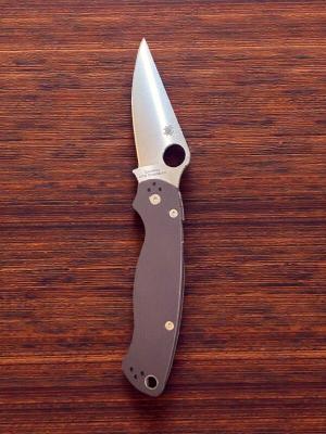 SpyderCo Paramilitary 2 (CRUWEAR/Purple G10)
