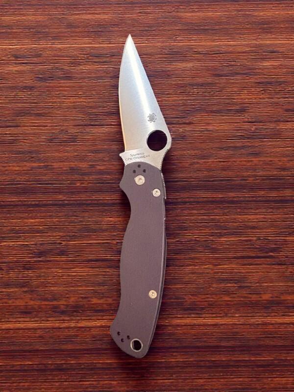 SpyderCo Paramilitary 2 (CRUWEAR/Purple G10) SpyderCo Paramilitary 2 (CRUWEAR/Purple G10)