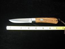 Great Eastern Cutlery GEC Smooth Bocote Wood Stingray Fixed Blade Sheath Knife NIT USA P74525