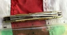Bulldog Brand 1983 Congress Tobacco Blade Etch w/ Great Stag Handles