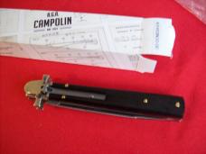 A.G.A. Campolin Italian 9" Dominus African Black Ebonywood Swedgey Blade UNUSED W/Orig. Box