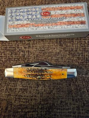 Case Large Stockman Bone Stag 