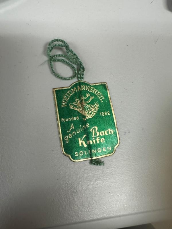 Original Hang tag