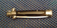 Italian 9" Stiletto Switchblade "twinpin" Swivel Bolster Open and Close 