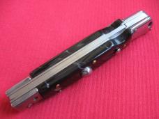 New 9" Roma Italian style Swing Guard Switchblade knife Black handles