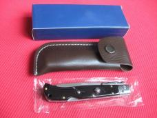 New 9" Roma Italian style Swing Guard Switchblade knife Black handles