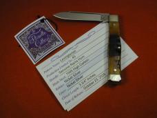 Titusville Cutlery Genuine Rams Horn Lexingtonian Coffin Jack Knife Rare 1 of 45 COA USA Made