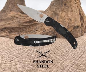 Spyderco Knives Native Chief Black G10 CTSBD1N Stainless C244PBK Pocket Knife