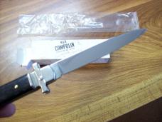A.G.A. Campolin Italian 9" Dominus African Black Ebonywood Swedgey Blade UNUSED W/Orig. Box
