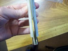 Vintage Italian 11 Incher White Pearlex W/Bayonet Blade Sterile Swivel Bolster UNUSED!