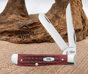 CASE XX POCKET WORN OLD RED BONE CORN COB JIG MINI TRAPPER 00784 2025 NIB USA