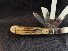 CASE XX (NOS) 1996 "BEAST TRAPPER" 5-BLADE 5554 SSW/BEAUTIFUL FAT STAG