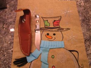 Ruana Custom Made Fixed Blade Model 10 B Smoke Jumper