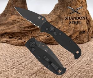 Spyderco AUTONOMY 2 BLACK G-10 COMBINATIONEDGE C165GPSBBK2