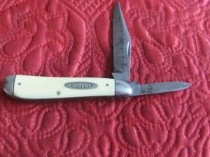 ROBESON 2 blade quotPeanutquot style knife wsabre blade  pattern no422248