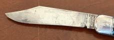 Presto Large Hunter Or Paratrooper Switchblade Knife, Geo Schrade Co, Used 