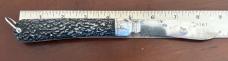 Presto Large Hunter Or Paratrooper Switchblade Knife, Geo Schrade Co, Used 