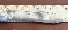 Presto Large Hunter Or Paratrooper Switchblade Knife, Geo Schrade Co, Used 