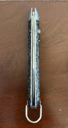 Presto Large Hunter Or Paratrooper Switchblade Knife, Geo Schrade Co, Used 