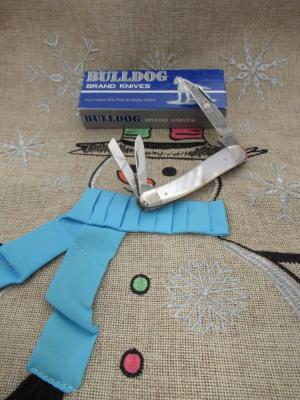 Bulldog Brand Viking Pearl Wharncliff Whittler