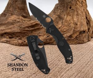 Spyderco Tenacious® Lightweight Black Blade C122PSBBK