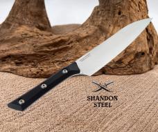 Microtech Utility Knife - M390MK Steel / Stonewashed Finish / Merlot G-10 Hand