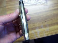 Renzo Beltrame 9 Inch Swivel Bolster Flat Ground Honey Horn Stiletto Looks UNUSED Fact. Edge!