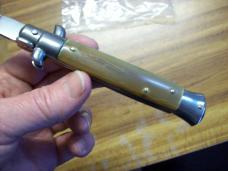 Renzo Beltrame 9 Inch Swivel Bolster Flat Ground Honey Horn Stiletto Looks UNUSED Fact. Edge!