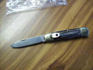 Vintage Hubertus Knife Large Size 11 West German Awesome Stag/Antler Ritter Fact. UNUSED Beauty!