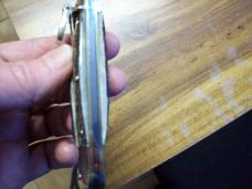 Vintage Hubertus Knife Large Size 11 West German Awesome Stag/Antler Ritter Fact. UNUSED Beauty!