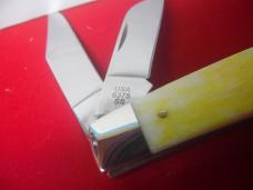 CASE XX 2014 USA YELLOW STOCKMAN "HE IS RISEN" IN TIN IS UNUSED
