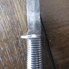 Vintage F48B Western Black Beauty Bird and Trout Fixed Blade Knife