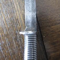 Vintage F48B Western Black Beauty Bird and Trout Fixed Blade Knife