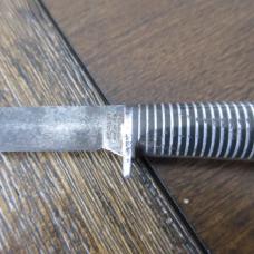 Vintage F48B Western Black Beauty Bird and Trout Fixed Blade Knife