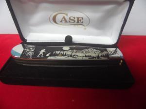 CASE XX MINI TRAPPER CUSTOM DESIGN SASQUATCH WELL KEPT UNUSED