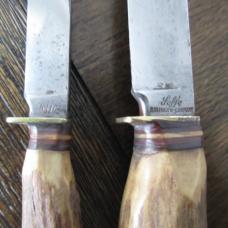 2 Loffe Fixed Blade Knives, Solingen Germany