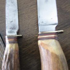 2 Loffe Fixed Blade Knives, Solingen Germany