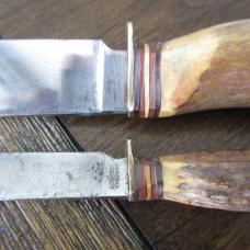 2 Loffe Fixed Blade Knives, Solingen Germany